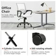thumbnail image 7 of PayLessHere Ergonomic Office Chair, Lumbar Support, Swivel Rolling for Men, Women(White), 7 of 7