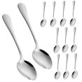thumbnail image 4 of VERDANVERSE 12Ud Cucharas De Cena Acero Inoxidable Para Cocina Uso Familiar Y Reuniones, 4 of 8