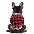 thumbnail image 4 of Christmas Dog Pajamas Xmas Pet Pjs with Snowman Elk Patterns Christmas Dog Onesie Jumpsuits Jammies Clothes Stretchy Shirts Comfy Outfit Costume Apparel for Small Medium Large Dogs, 4 of 5