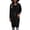 Black, variant on Long Cardigan Sweaters for Women Long Sleeve Casual Open Front Cable Knit Hooded Coatigan Sweater Coats Fall Winter Clothes