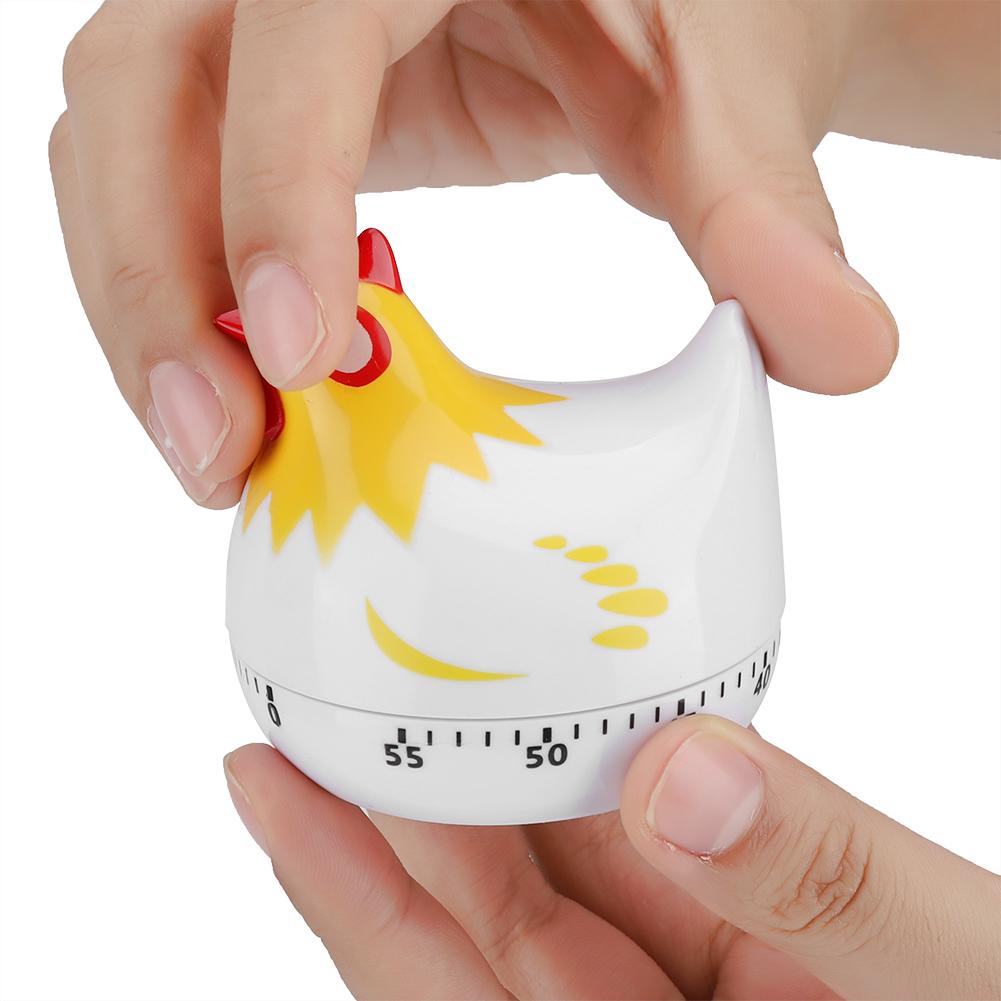 Tebru Chicken Pattern Timer, Chicken Pattern Countdown Kitchen Timer