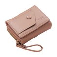 thumbnail image 1 of Monedero con cierre de cremallera, monedero de bolsillo para mujer a la moda para ir de compras (caqui), 1 of 9
