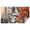 Spooky Halloween Scene, variant on Spooky Icons Halloween Pattern Rectangle Tablecloth 60"x84",Waterproof Polyester Rectangle Table Cloth, Wipeable Spillproof Polyester Tablecloth for Dining, Camping, Indoor and Outdoor