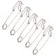 thumbnail image 1 of Accesorios de pesca, 5 clips de línea larga, clips de pesca con ojo cerrado, clips de línea larga a presión, giratorios a presión, rendimiento finamente sintonizado, 1 of 8