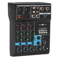 thumbnail image 2 of Portable Audio Mixer Professional 4 Channel Bluetooth Mixer DJ Console with Reverb Effect for Karaoke USB Live Stage KTV, 2 of 5