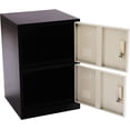 thumbnail image 5 of Miumaeov 2 Door Vertical Stackable Storage Cabinet Metal Bookcase Employees Locker New, 5 of 9