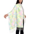 thumbnail image 4 of Fotbe Color Rabbit Print Womens Fall Winter Scarf Tassel Soft Warm Blanket Scarves Womens Shawl Wraps, 4 of 8