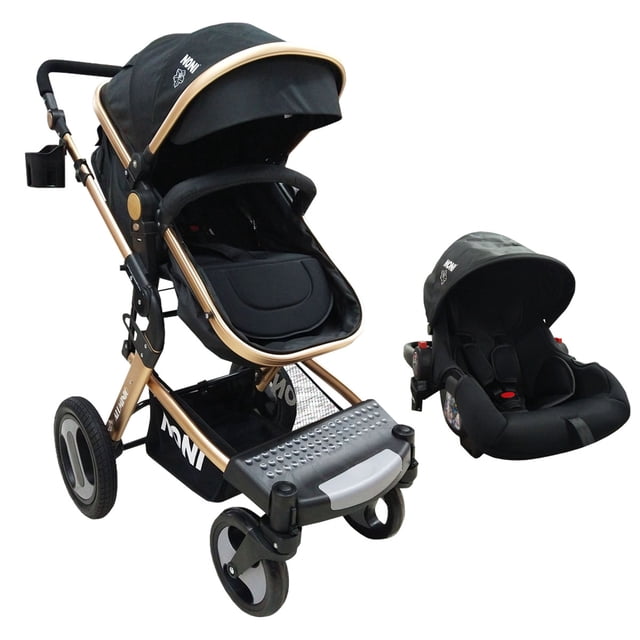 Sistema de Viaje Angelin Baby Noni Aluminio Negro
