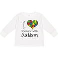 thumbnail image 3 of Inktastic I Heart Someone With Autism Boys or Girls Long Sleeve Toddler T-Shirt, 3 of 5