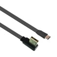 thumbnail image 1 of USB 2.0 Male to USB C Type C Male Angled Data Flat FPC Cable for FPV & Disk & Phone, 1 of 7
