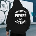 thumbnail image 4 of Jesus Hoodies for Men 2025 Long Sleeve Christian Graphic Hoodie with Pockets Hooded Sweatshirt Pullover Tops, 4 of 7