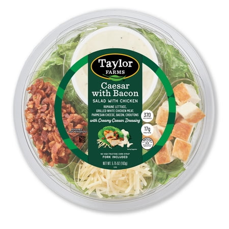 Taylor Farms Caesar Salad with Bacon and Chicken, 5.75 oz (Fresh)