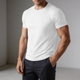 thumbnail image 4 of ZToonmas Men's Mesh Quick Dry Sports T-Shirt Crew Neck Breathable Short Sleeve Tee Lightweight Sport Top for Summer, 4 of 8