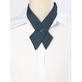 thumbnail image 3 of Corbata Para Abrir Pulse El Botón Patrón Puro Pre-Corbata Nailon Para Mujer Gris Talla única, 3 of 6