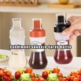 thumbnail image 2 of Condiment Squeeze Spray Bottle, 350ml 5 Hole Multi Hole Dispenser with Dust-Proof Cover & Removable Labels, Kitchen Tool for BBQ Cooking Oil Ketchup Syrup Salad Dressing Mustard, 2 of 7