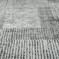 thumbnail image 3 of Better Homes & Gardens Grey Linear Square Geo High-Low Indoor Area Rug, 5' x 7', 3 of 6