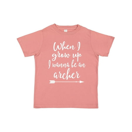 

Inktastic Future Archer Childs Archery Arrow Gift Toddler Boy or Toddler Girl T-Shirt
