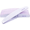 thumbnail image 1 of LAICAIW Nail Files and Buffers 25pcs 100/180 Grits Nail Buffering Files Doubled Sides Emery Boards Coarse Nail File Manicure Tools Emery Boards for Nails Finger Nail File Boards (sector(25pcs)), 1 of 6