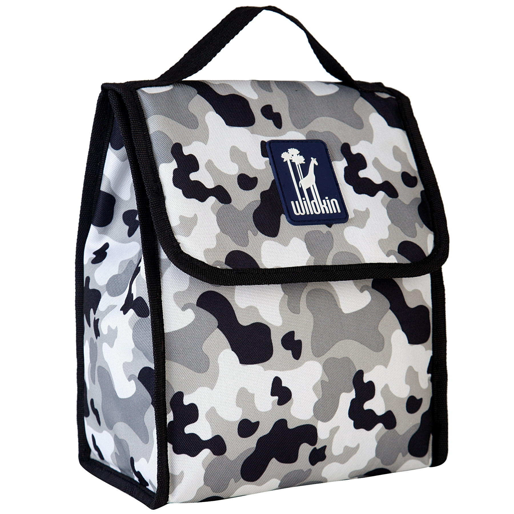 Gray Camo Lunch Bag