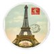 thumbnail image 1 of ABPHQTO Torre Eiffel (La Tour Eiffel) en París, Francia, manta de playa redonda con borlas, toalla de playa, esterilla de Yoga, manta de Picnic, 1 of 1