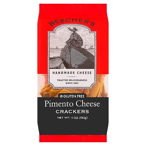 Pack of 12 Beecher's Crackers with Pimento Cheese 5 oz