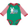 thumbnail image 3 of Inktastic My 1st Easter with Bunny and Easter Basket Boys Long Sleeve Baby Bodysuit, 3 of 5