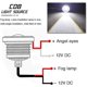 thumbnail image 2 of 2 UNIDS Super Brillante 3.0 Proyector Universal LED Luces Antiniebla 12 V 30 W Blanco COB Halo Angel Eyes Anillos Motocicleta Coche Luces de Circulación Diurna DRL Conducción Lig, 2 of 5