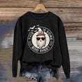 thumbnail image 2 of VBARHMQRT Sweat-Shirt Surdimensionné Col Rond Women Women Mode Spectre Manches Longues Col Rond Hoodie 6, 2 of 3