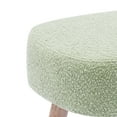 thumbnail image 7 of Costaelm 21" Wide Square Upholstered Cushion Ottoman Foot Rest, Desert Sage, 7 of 7