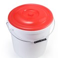 thumbnail image 4 of unbranded 10Ud Redonda Roja Para Bote Plástico Resistente Para Basura Doméstica, 4 of 8