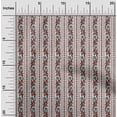 thumbnail image 1 of oneOone Viscose Chiffon Fabric Leaves & Floral Block Print Fabric BTY 42 Inch Wide, 1 of 5