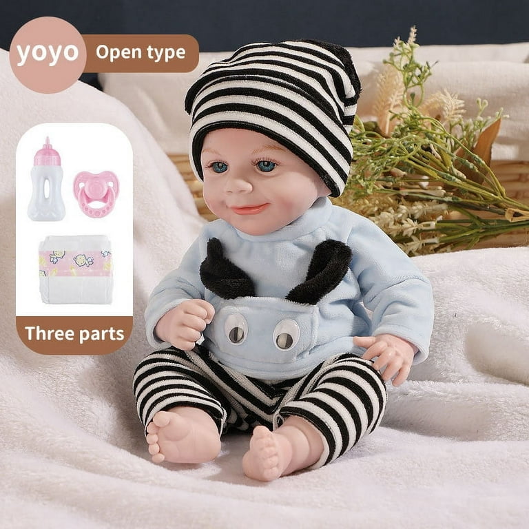 Toy Full body silicone water proof bath toy popular reborn toddler baby  dolls bebe doll reborn lifelike gift with pearl bottle