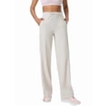 thumbnail image 2 of Pantalones Anchos y Cómodos para Mujer, con Bolsillos Grandes, para Fitness, Yoga y Deportes Casuales. Extendido M, 2 of 8
