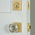 thumbnail image 4 of Viaggio Qadclc_Combo_238 Quadrato Solid Brass Single Cylinder Keyed Entry Door Knob Set, 4 of 7