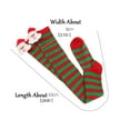 thumbnail image 4 of XEGLSBU 5 Pack Christmas Stockings Red Christmas High Long Stockings over Knee Socks Christmas Party Socks Knee High Long Striped Stocking Socks One Size, 4 of 6