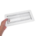 thumbnail image 5 of OUNONA Metal Floor Vent Cover White for Improved Air Circulation and Protective Debris Barrier, 5 of 8