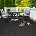 thumbnail image 5 of Indoor/Outdoor Double-Ribbed Carpet with Skid-Resistant Rubber Backing - Smokey Black 6' x 30', 5 of 7