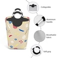 thumbnail image 2 of DouZhe 50L Rectangular Laundry Basket, Retro Ethnic Tribe Style Prints Waterproof Foldable Laundry Hamper with Aluminum Handles, 2 of 6