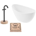 thumbnail image 1 of 1 juego de muebles de casa de muñecas, juego de baño, grifo de bañera de casa de muñecas en miniatura, juego de mini escala, 1 of 7