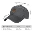thumbnail image 6 of LNWH Baseball Cap, Adjustable Size for Running Workouts and Outdoor Activities All Seasons, Glass Tiger Head - Deep Heather, 6 of 8