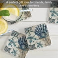 thumbnail image 4 of Thirstystone "Tide Pool Shells" 4-Pack Tumbled Tile Coasters, 4 of 7