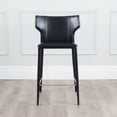 thumbnail image 2 of Adoro Tabouret de Comptoir en Similicuir Moderne Mi-Siècle - Qualité Contractuelle, 2 of 4