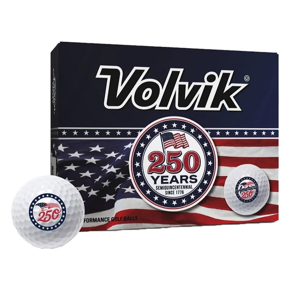 Volvik Golf Power Soft USA 250 Golf Balls 12 (1 Dozen), White -