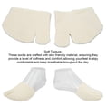 thumbnail image 4 of Front Toe Flip Flop Socks, Slipless Breathable Skin Friendly  Milk White Front Toe Splited Socks  For Daily Life For Sports Shoes, 4 of 8