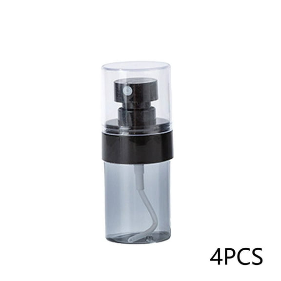 RAGUPEL 4 Pcs Travel Size Toiletries,Leak-Free Travel Containers for Toiletries,Soft Silicone Quick Refill Travel Size Containers,30Ml,Black