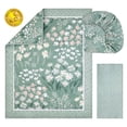 thumbnail image 2 of The Peanutshell Crib Bedding Set for Baby Girls, Sage Meadow, 3 Piece, 2 of 7