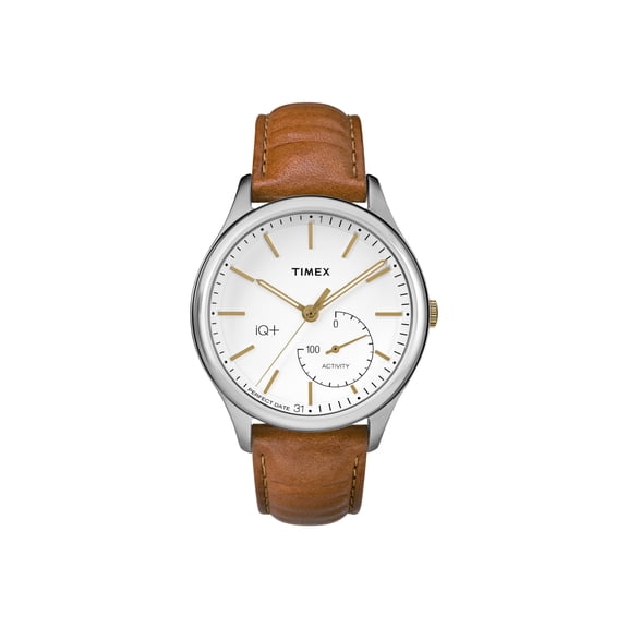 Men's TW2P94700 IQ  Move Activity Tracker Caramel Brown Leather Strap Watch