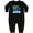 AB-Black, variant on Truck Driver Daddy Baby Fleece Romper