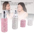 thumbnail image 6 of Nieyigj 2-Piece Rhinestone Perfume Atomizer Set, 10ml (0.34 oz) Refillable Empty Travel Spray Bottles, Pink & White Portable Mini Fragrance Dispenser for Essential Oils, TSA Approved, 6 of 9