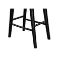 thumbnail image 5 of LuXeo Luna 29 in. Black Legs - White Seat (Set of 2), 5 of 13